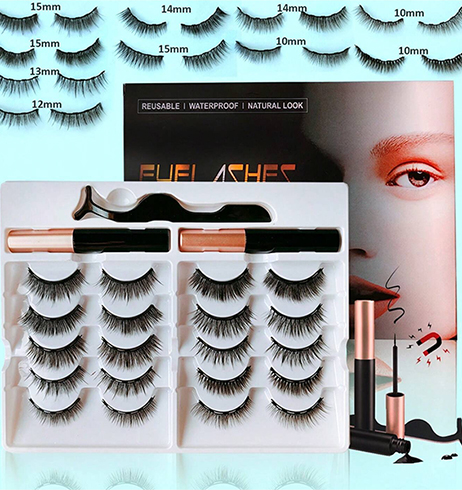 magnetic eyeliner lashes set 