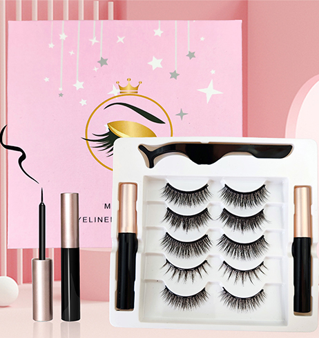 5 pair magnetic eyeliner lashes kit 