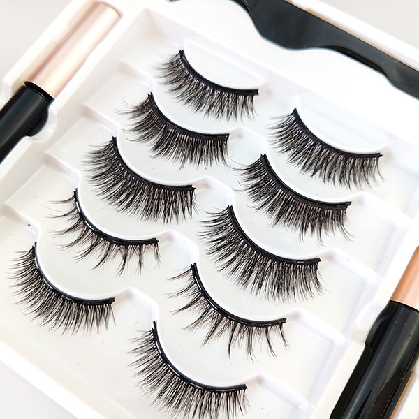 5 pair magnetic eyeliner lashes kit 