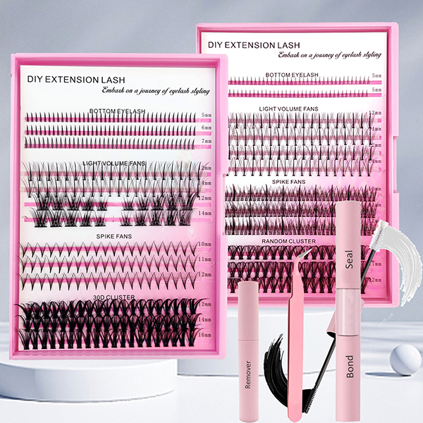 Long lasting DIY eyelashes kit 